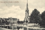 01689 Weinböhla, Kirche u. Central-Gasthof o 28.7.1919
