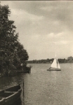 17207 Röbel Müritz Bootsanlegestelle mit Binnenmüritz * ca. 1960