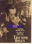 Triumph Bogen - German French film with Ingrid Bergman Charles Boyer The new film program