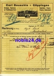 Goppingen cardboard factory Carl Deuschle letterhead 1914