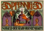 06785 Oranienbaum city emergency money 50 pfennigs 1922