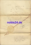 Bremen 1894 letter to the tax office