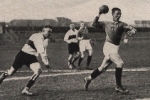 Olympic Games 1936 Throwing a goal, Berlin police versus Hindenburg Allenstein