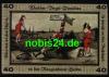 Neugraben-Hausbruch City emergency money Wandervogelparadies worth 40 pfennigs 1921