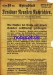 Dresdner Neuesten Nachrichten Extrablatt DNN 1914