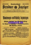 Dresdner Anzeiger Sonderblatt  1916