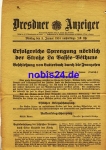 Dresden special sheet Dresdner Gazette 1916