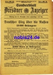 Dresden Special Edition World War I Dresdner Anzeiger 1914 