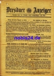 Dresden special sheet Dresdner Gazette 1914