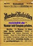 Dresden Extrablatt Dresdner Nachrichten 1914