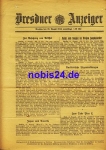 Dresden Sonderblatt Dresdner Anzeiger 1914