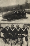 Olympic Games 1932, German four-man bobsleigh team, collective picture, no AK, picture No. 185