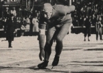Olympic Games 1936 Ivar Ballangrud, winner of 500, 5000 and 10,000m run, collective picture, no AK