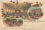 06749 Bitterfeld Hotel Rheinischer Hof Litho o 2.9.1900