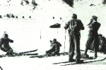 Olympische Spiele 1936 Schießübung der Militärpatrouille