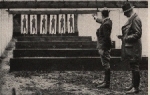 Olympische Spiele 1936 Pistolenschützen beim Training