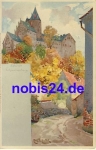 08340 Schwarzenberg Castle artist card *ca.1900