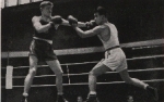 Olympische Spiele 1936 Leichtgewichtskampf zw. Harangi u. Padilla