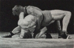 Olympische Spiele 1936 Palusalu, Olympiasieger im Ringen Sammelbild, keine AK