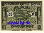 08209 Auerbach Emergency money 50 pfennigs 1921
