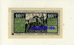 07607 Eisenberg emergency money 10 pfennigs around 1920