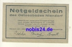 23669 Niendorf Notgeld 25 Pfennige 1921
