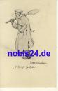 Soldat mit Schaufel 1.Weltkrieg Künstlerkarte *ca.1915