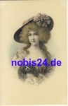 Lady with dog artist card M. M. Vienne no. 569 *ca.1910