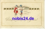 Eislaufen Präge Neujahr o 1913