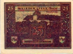 06667 Weissenfels city emergency money 25 pfennigs Augustusburg 1921
