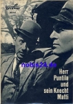 Herr Puntila and his servant Matti with Curt Bois, Heinz Engelmann 123/65 progress program
