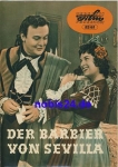 Der Barbier von Sevilla mit Tito Gobbi, Irene Genna,Armando Francioli 82/61 Progress Programm