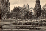 06484 Quedlinburg Wordanlagen mit Blick auf Schloss * ca. 1960