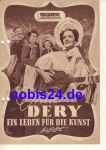Ms. Dery a life for art - Hungarian film 1952 Progress Film Illustrated unfortunately punched A5 Attention: no film or DVD!