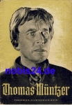 Thomas Muntzer DEFA film with Wolfgang Stumpf Margarete Taudte 42/56 Progress Film Illustrated
