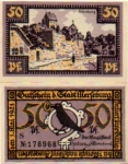 06217 Merseburg city emergency money worth 50 pfennigs Altenburg 1921