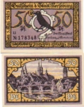 06217 Merseburg city emergency money worth 50 pfennigs lock 1921