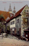 06295 Eisleben Martin Luther's death house courtyard side * approx. 1920