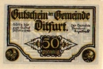 06484 Ditfurt city emergency money 50 pfennigs 1921