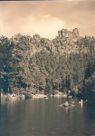 01824 Amselsee with climbing rock 