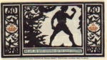 06484 Quedlinburg, Städtenotgeld, Wert 50 Pfennige, Gott die Herrn verderben, 1921