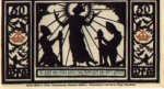 06484 Quedlinburg Städtenotgeld 50 Pfennige guter Fang, wie Gott gefall 1921