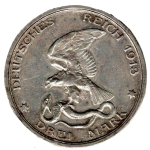 3 Mark Preussen 1913 Jahrhundertfeier der Befreiungskriege Silbermünze