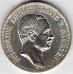 3 Mark Saxony 1912 Friedrich August silver coin