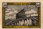 06507 Rieder-Ostharz City emergency money 50 pfennigs The thick stone 1921