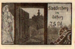 06507 Stecklenberg, Städtenotgeld, Wert 75 Pfennige, Die Weisse Frau 1921