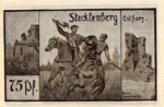 06507 Stecklenberg Städtenotgeld Wert 75 Pfennige Ruine Lauenburg 1921