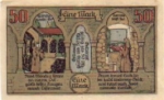06464 Frose city emergency money 50 pfennigs monk monastery 1921
