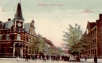 06429 Nienburg Castle street post office on January 4, 1909