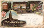 06536 Rossla Wytthauser Hotel Bahnhof Litho o 9.10.1898